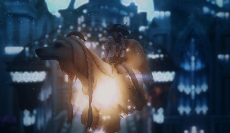 She often travels to the ghost of Amaurot to check on things since Emet-Selch is gone.