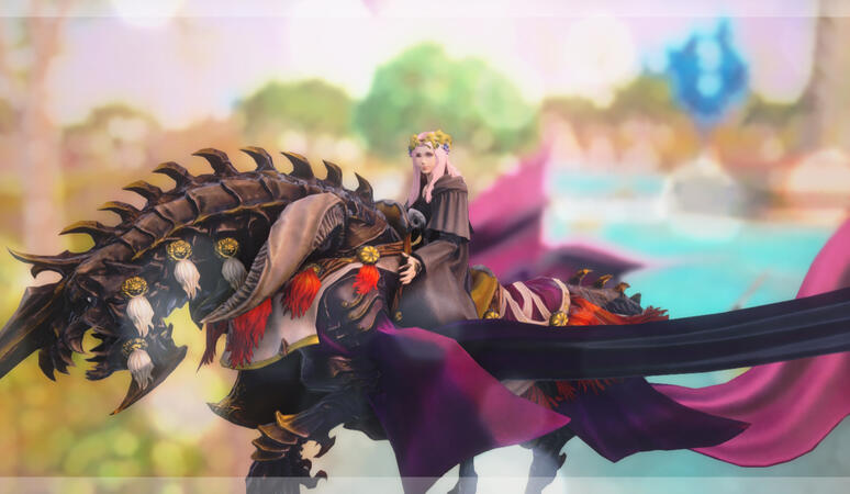 She nearly always uses Grani to get around, she trusts him.